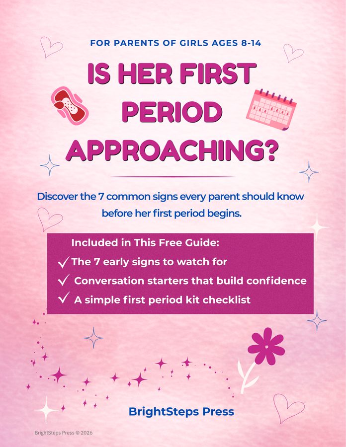 Is Her First Period Approaching? free guide cover